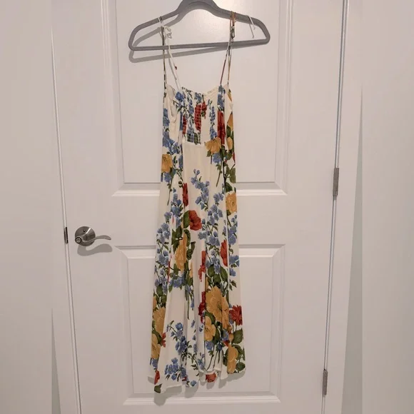 Reformation Juliette Floral Spaghetti Strap Maxi Dress in Formosa - Picture 6 of 8